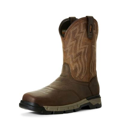 Ariat Rebar Flex Western Kahverengi Iş Ayakkabıları Erkek (41015-547)